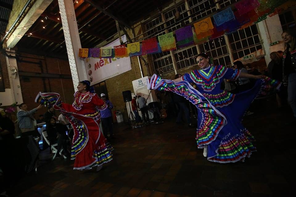 Mariachi dancers performing